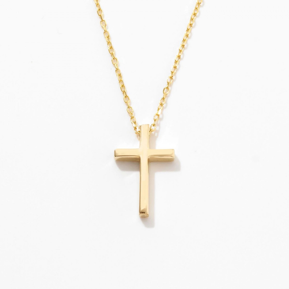 Златно колие Cross Choker