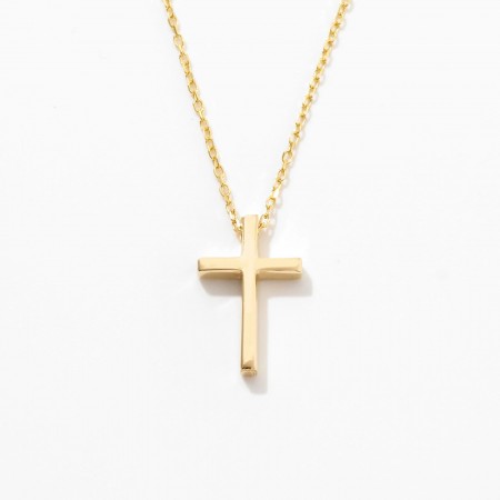 Златно колие Cross Choker