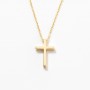 Златно колие Cross Choker
