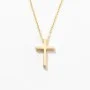 Златно колие Cross Choker
