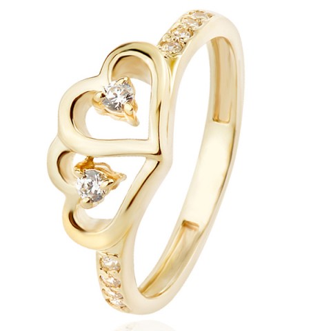 Златен пръстен D11424