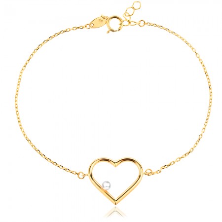 Златно колие  Pearly Touch