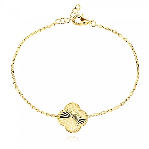 Златна Гривна Diamond Clover