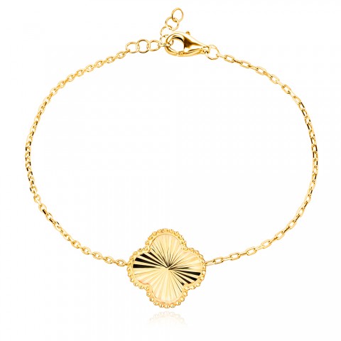 Златна Гривна Diamond Clover