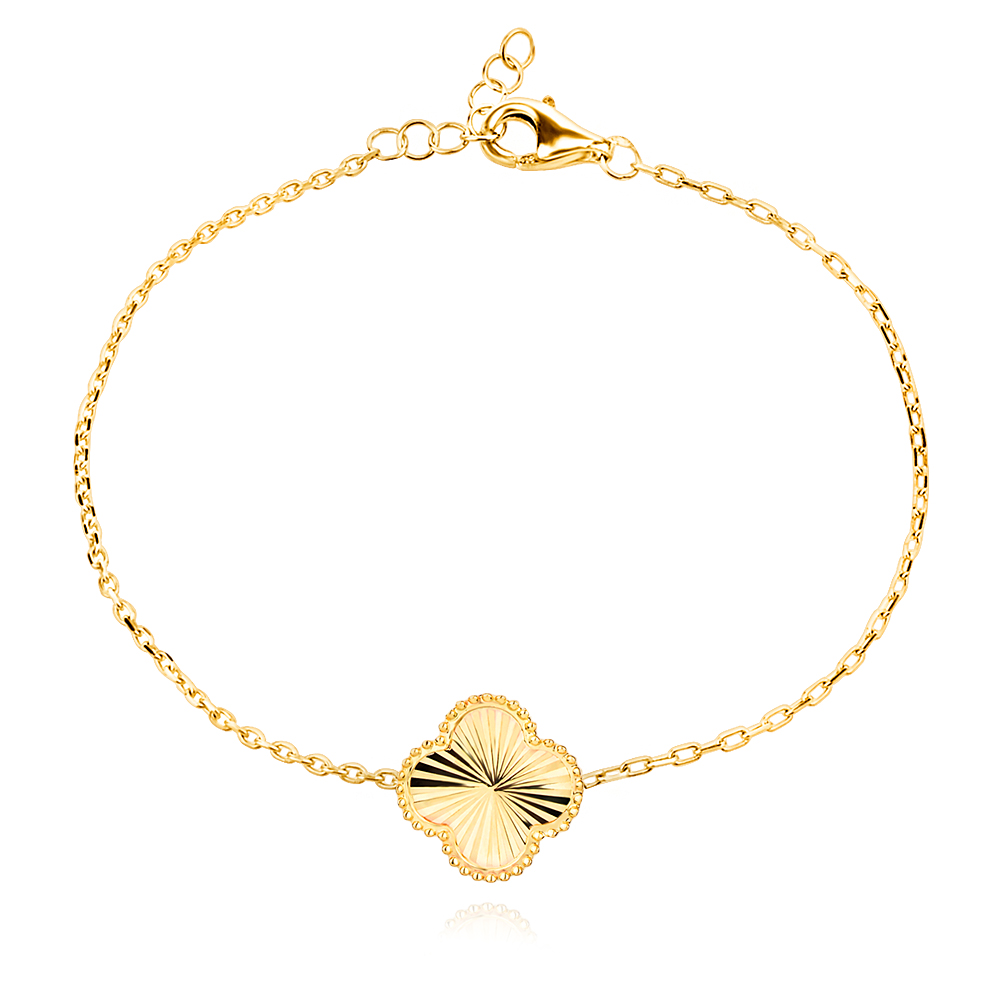 Златна Гривна Diamond Clover