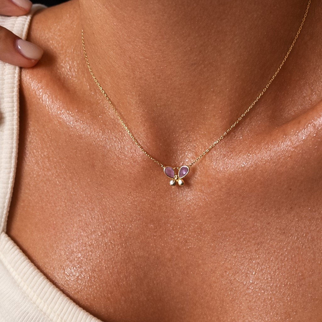 Златно колие Violet Wings Златно колие Violet Wings