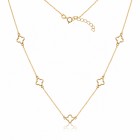 Златно колие Dainty Clover