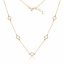 Златно колие Dainty Clover