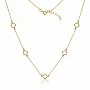 Златно колие Dainty Clover