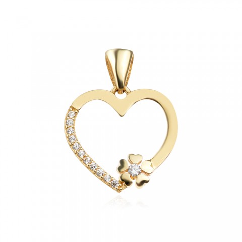 Златен медальон Bloom Heart