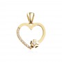 Златен медальон Bloom Heart
