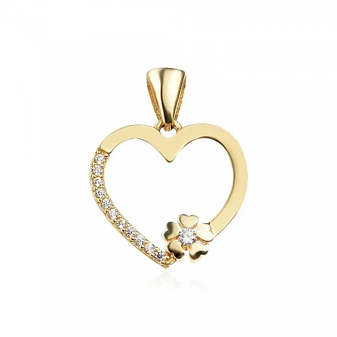 Златен медальон Bloom Heart