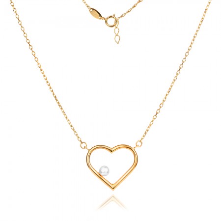 Златно колие  Pearly Touch