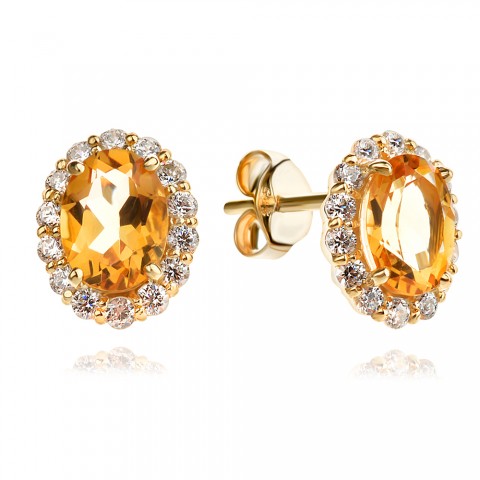 Златни обеци Marigold