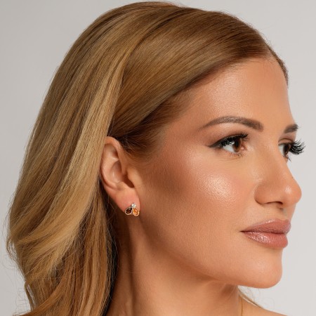 Златни обеци Color Magic