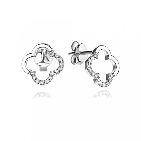 Обеци с Диаманти Libra