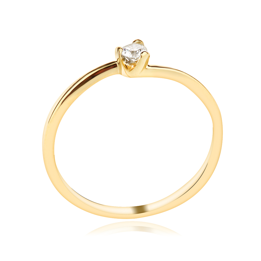 Годежен пръстен с диаманти Finess