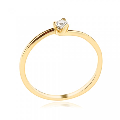 Годежен пръстен с диаманти Finess