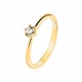 Златен пръстен с диамант Amanda