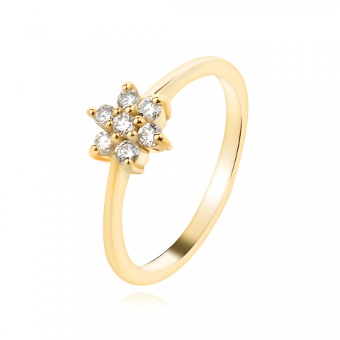 Пръстен с Диаманти Clematis