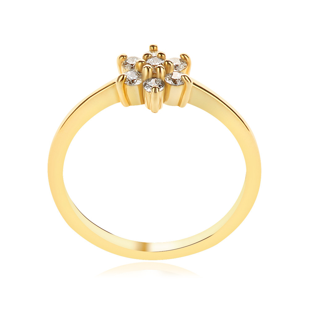 Пръстен с Диаманти Clematis