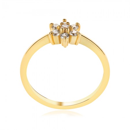 Пръстен с Диаманти Clematis