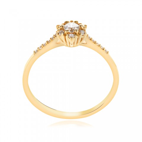 Златен пръстен с диаманти Sianna