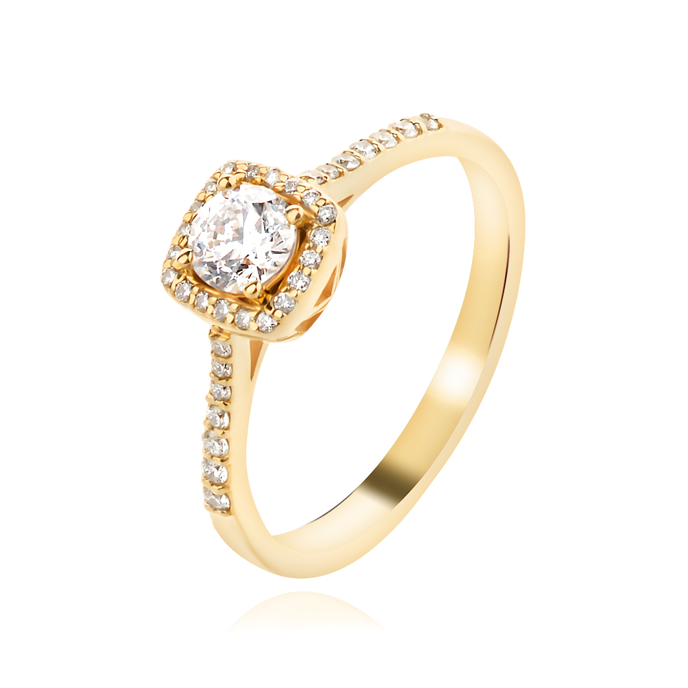 Годежен пръстен с диаманти Donica
