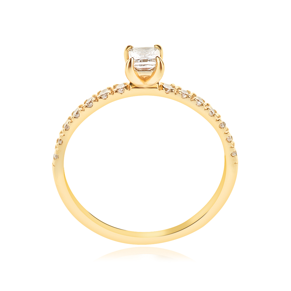 Годежен пръстен с диаманти Iris