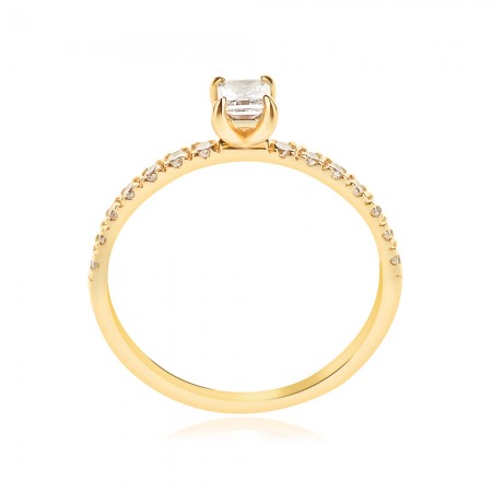 Годежен пръстен с диаманти Iris