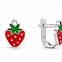 Детски сребърни обеци Sweet Berry