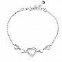 Сребърна гривна Love Chain