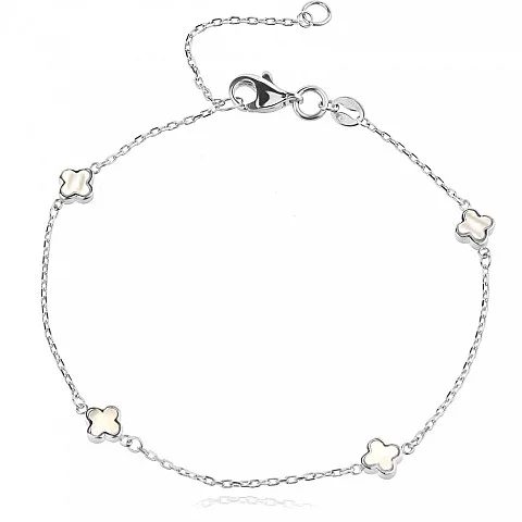 Сребърна гривна Clover Elegance