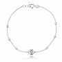 Сребърна гривна Lucky Clover
