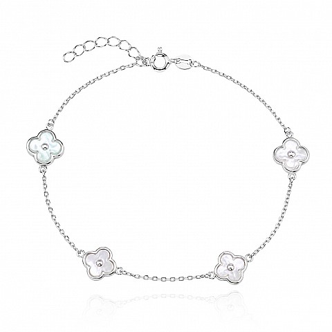 Сребърна гривна Pearl Flower Сребърна гривна Pearl Flower