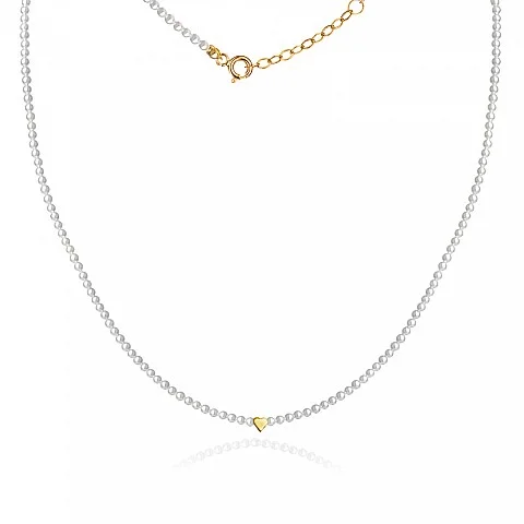 Сребърно колие Pearlina