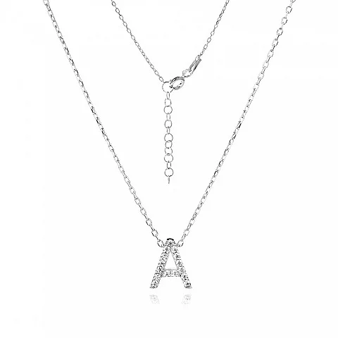 Сребърно колие Shine Initial