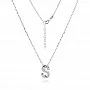 Сребърно колие Shine Initial