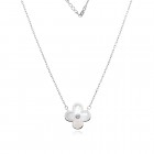 Сребърно колие Silver Flower
