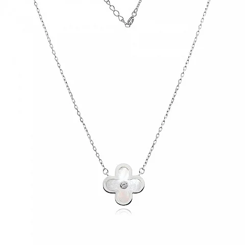 Сребърно колие Silver Flower