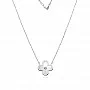 Сребърно колие Silver Flower