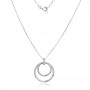Сребърно колие Rings