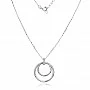 Сребърно колие Rings
