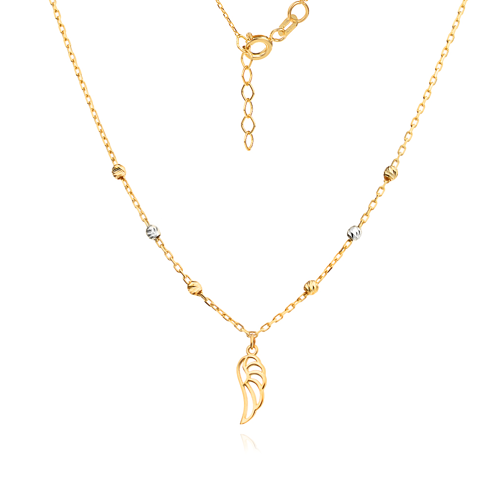 Сребърно колие Angel Wing