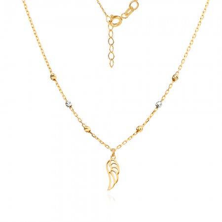 Сребърно колие Angel Wing