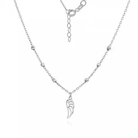 Сребърно колие Angel Wing