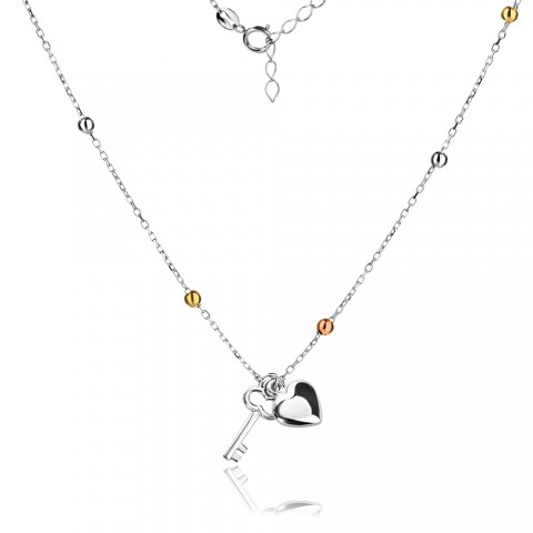 Сребърно колие Heartkey Сребърно колие Heartkey