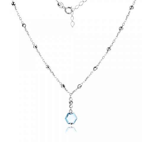 Сребърно колие Blue Stone Сребърно колие Blue Stone