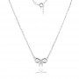 Сребърно колие Ribbon