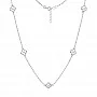 Сребърно колие Pearl Flower